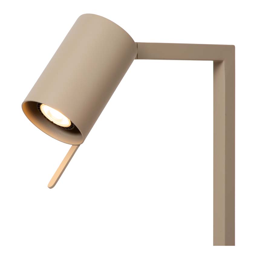 Lucide LESLEY - Lampe de bureau - 1xGU10 - Taupe