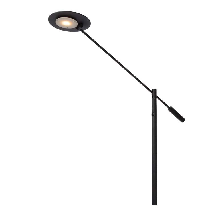 Lucide ANSELMO - Leeslamp - Ø 25 cm - LED Dimb. - 1x9W 3000K - Zwart