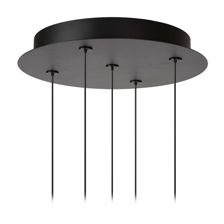 KLIGANDE - Suspension - Ø 30 cm - LED Dim. - 5x8W 2700K - Noir