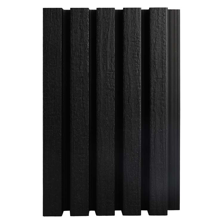 Panneau de façade line up outdoor composite noir 2,5x19,6x290cm