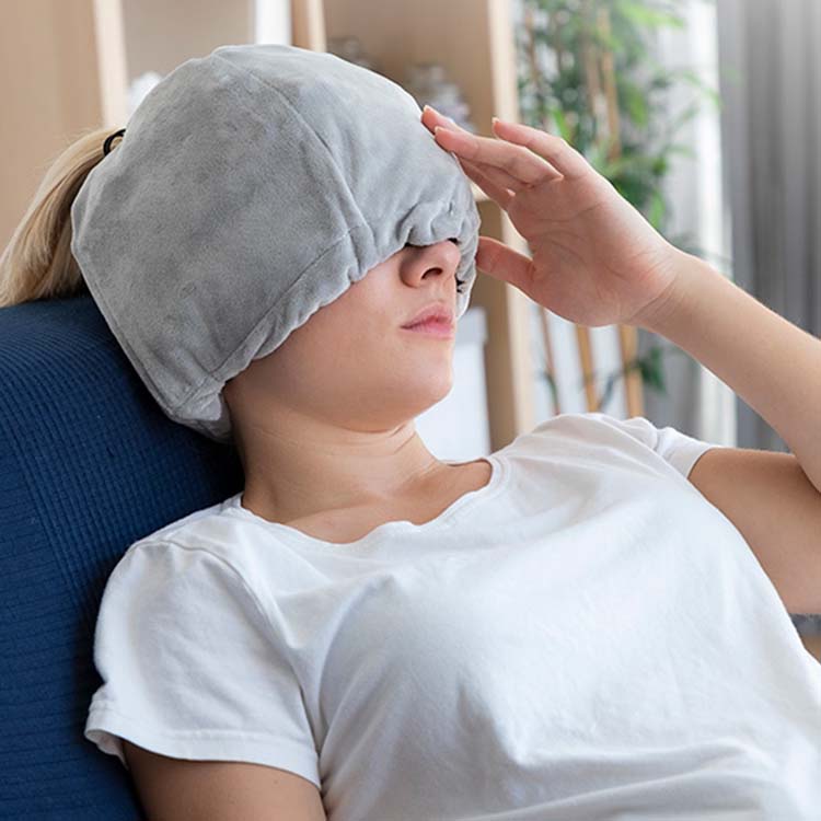 Gel cap voor migraines en ontspanning