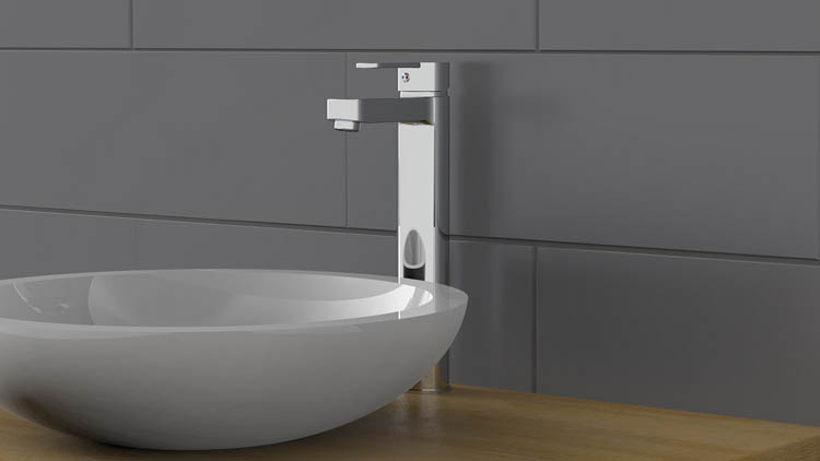 Robinet de lavabo augmenté Egon 30,90cm chrome