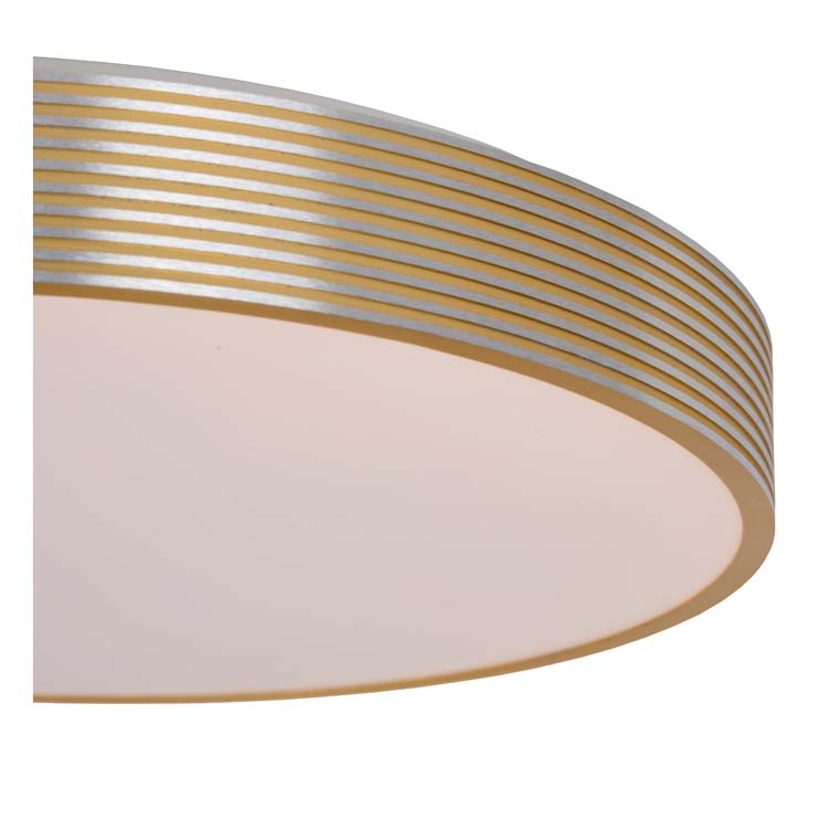 Plafonnière - Ø 39 cm - LED Dimb. - 1x24W 2700K - 3 StepDim - Mat Goud / Messing