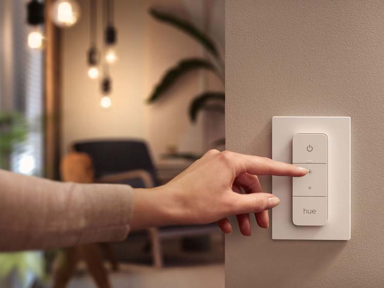 Hue dimmer pour l'éclairage intelligent blanc