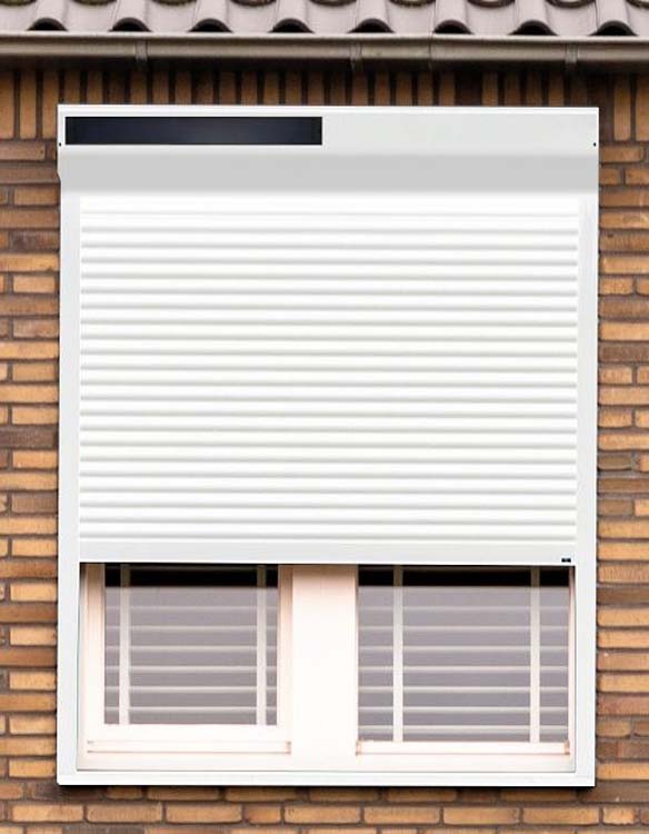 Volet roulant blanc pvc solaire D sur mesure