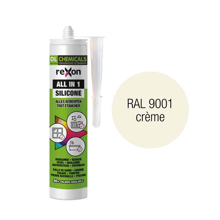 All-in 1 silicone 290ml RAL9001 crème