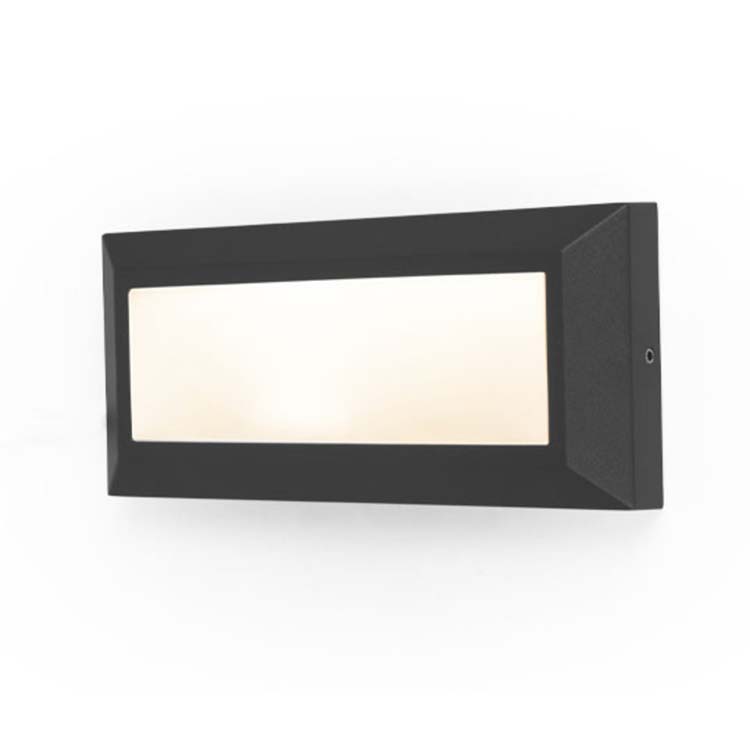 Buitenverl wandlamp LED mat zwart 3000K 450LM 11W