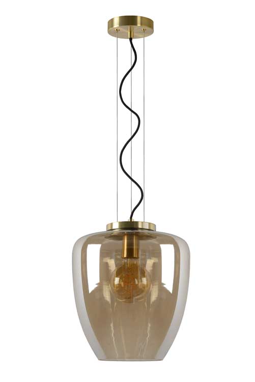 Lucide FLORIEN - Hanglamp - E27 - Amber