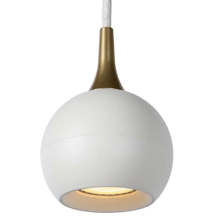 Hanglamp Wit Ø9 1xGU10 5W Metaal