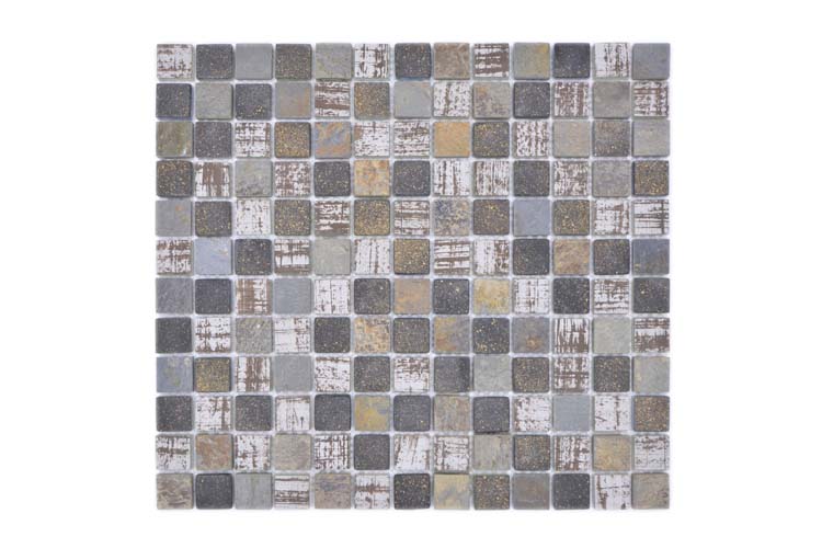 Mosaïque rustic stone mix 32,7 x 30,2 cm