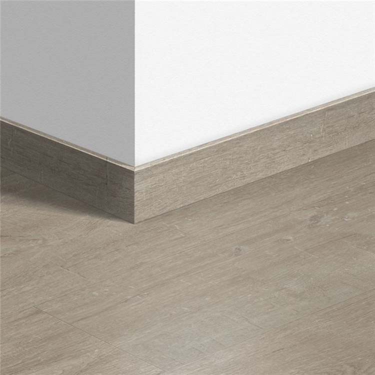 Standaardplint Quick-Step Katoen eik warm grijs 58 x 12 x 2400 mm