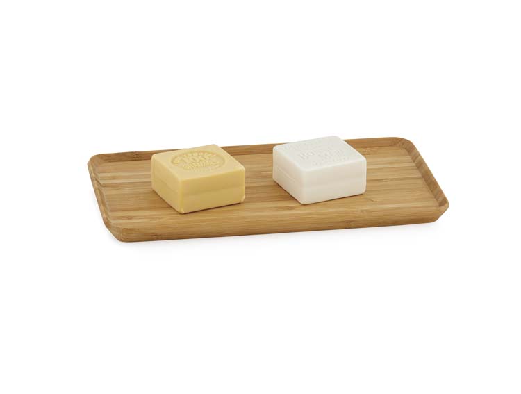 Assiette bambou bois 27x15x1,5cm