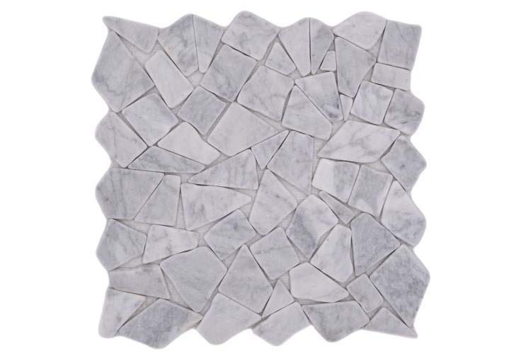 Mozaïek Flagstone carrara wit 30,5 x 30,5 cm