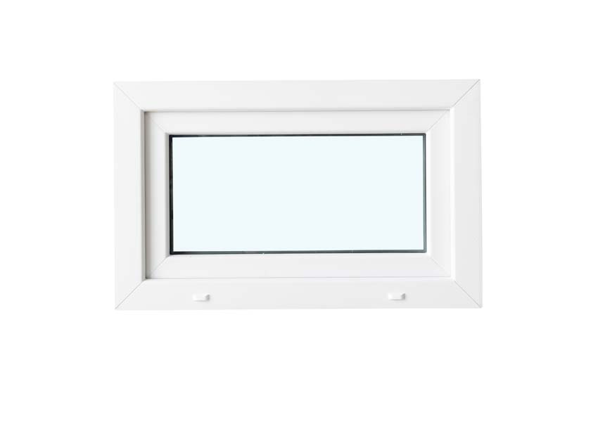 Châssis battant pvc blanc budget B980XH500 mm