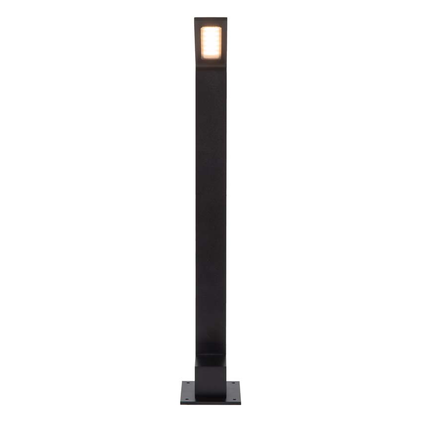 Lucide LAWFORD - Sokkellamp - LED - 1x6W 3000K - IP54 - Zwart