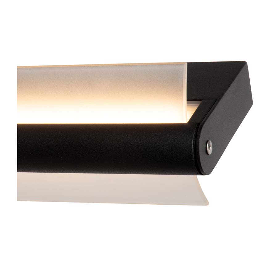 Lucide WANDA - Wandlamp Badkamer - LED - 1x15W 3000K - IP44 - Transparant