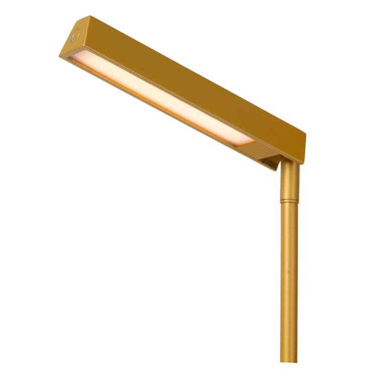 Lucide LAVALE - Lampadaire / lampe de lecture - LED Dim. - 1x3W 2700K - Jaune Ocre