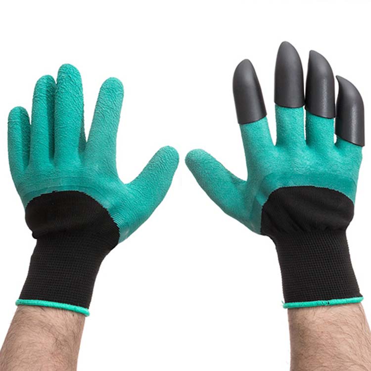 Gants de jardin avec des griffes