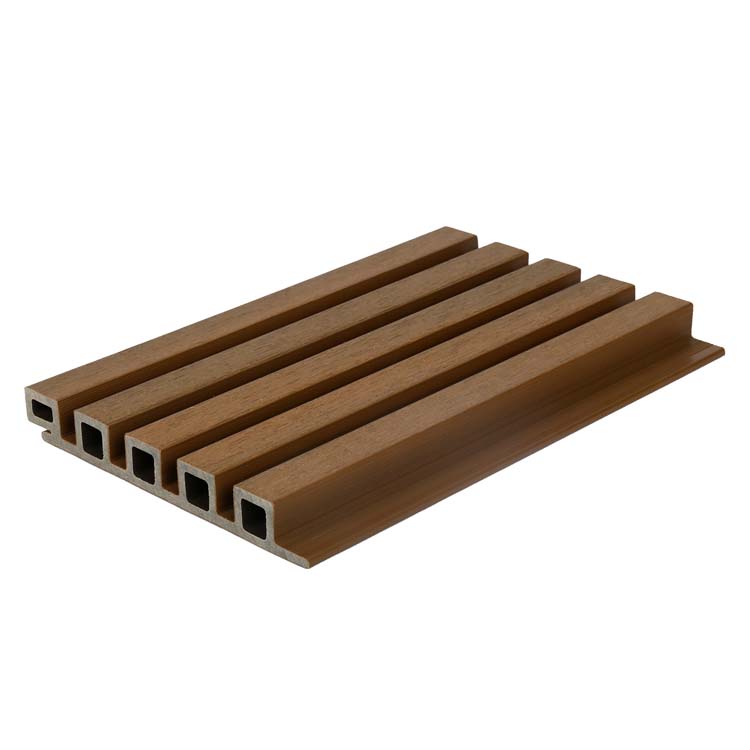 Panneau de façade line up outdoor composite teak 2,5x19,6x290cm