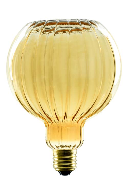 Led floating globe - Ø125mm - Straight golden - 6W - E27