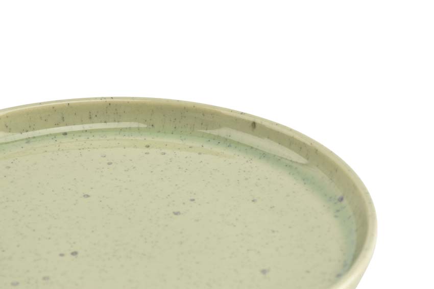 Assiette plate Blush sauge vert 22 x 2,5 cm