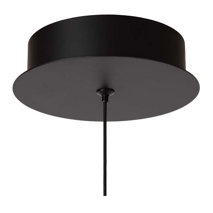 Lucide SENTUBAL - Suspension - Ø 14 cm - LED - 1x6,3W 2700K - Noir