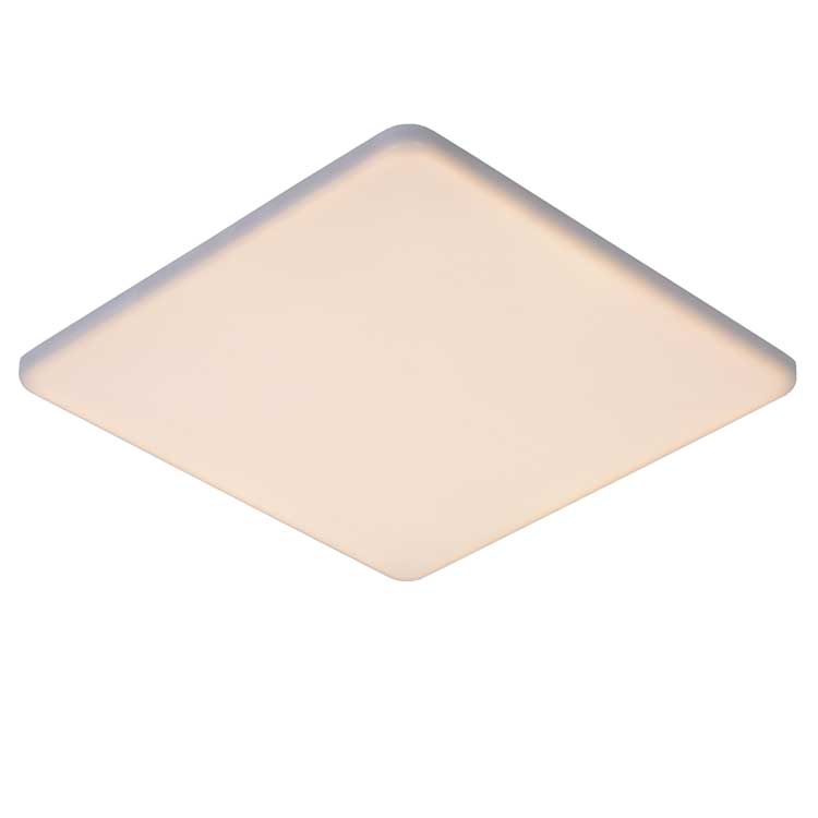 Lucide CERES-LED - Plafonnier Salle de bains - LED Dim. - 1x30W 3000K - IP44 - Blanc