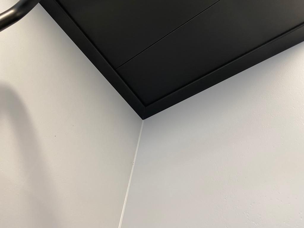 Plafondpaneel MDF 12x290x1290mm professioneel matt black