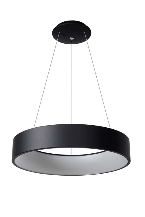 Lucide TALOWE LED - Suspension - Ø 60 cm - LED Dim. - 1x39W 3000K - Noir