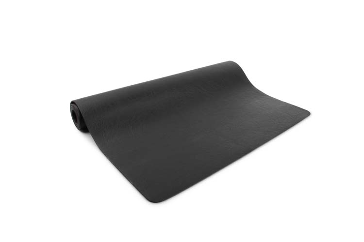 Chemin de table Lay aspect cuir noir 135x50 cm