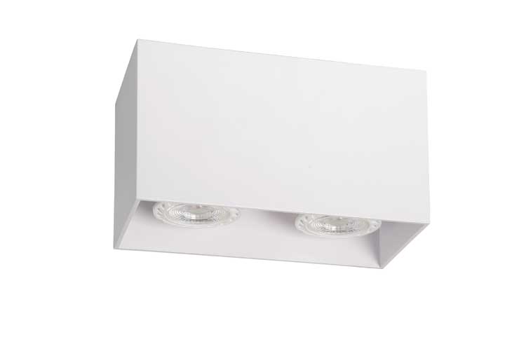 Lucide BODI - Spot plafond - GU10 - Blanc