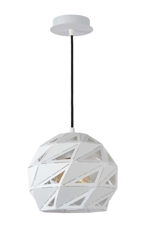 Lucide MALUNGA - Hanglamp - Ø 25 cm - E27 - Wit