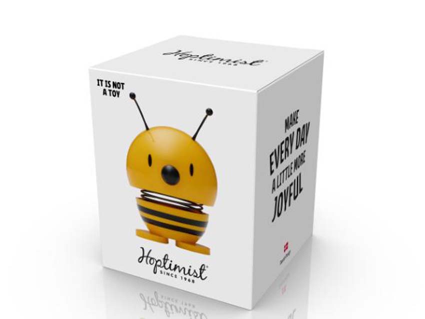 Hoptimist abeille jaune