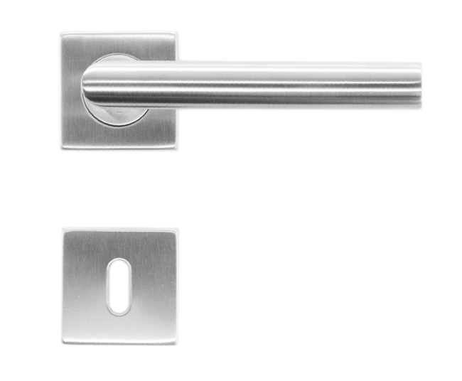 Poignée de porte carré inox plus Belluno B 19mm-13cm