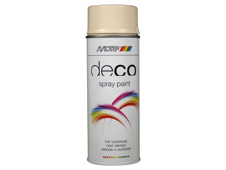 Motip Deco laque en spray brillant 0,4l blanc ivoire