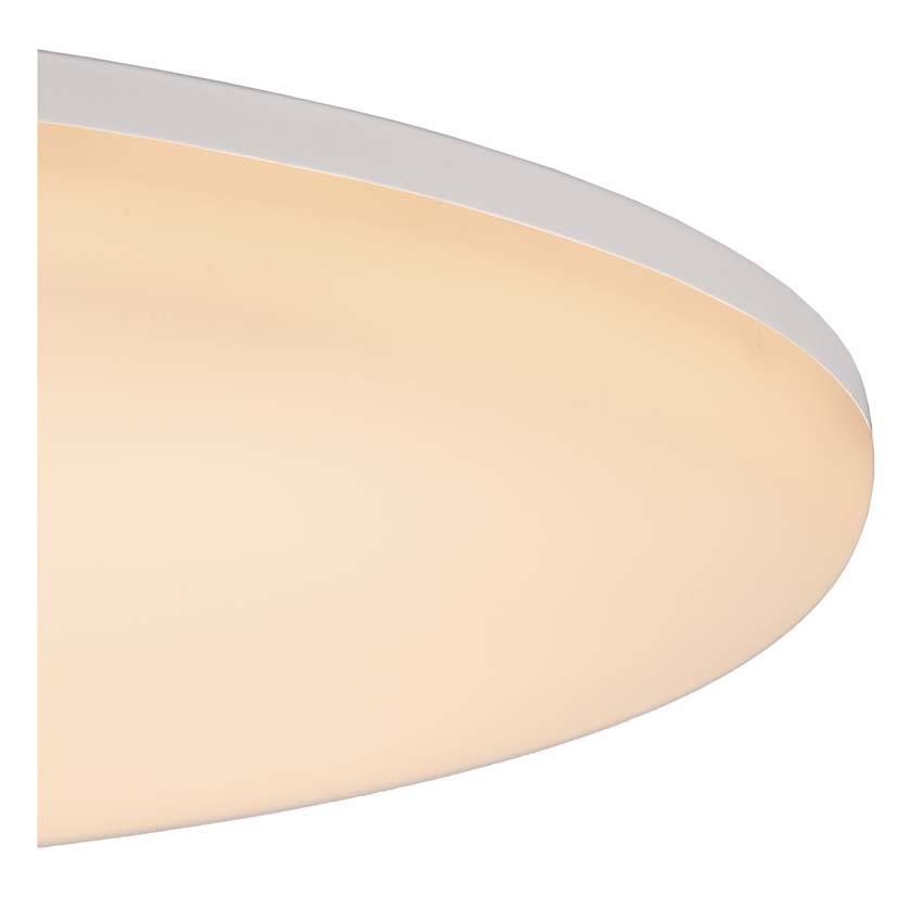 Lucide OLSON - Plafonnière - Ø 45 cm - LED Dimb. - CCT - 1x45W 3000K/6500K - Opaal