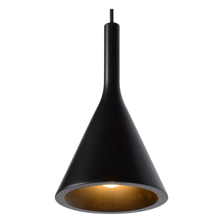 Lucide GIPSY - Hanglamp - E27 - Zwart