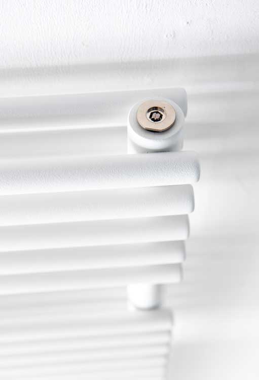 Radiateur sèche-serviette Doby double 180x60cm blanc 1810 Watt avec élément chauffant blanc digital