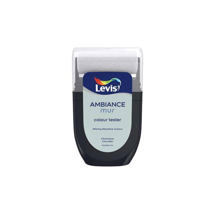 Levis verf Ambiance mur mat tester 30ml citroengras