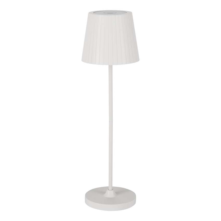 Tafellamp - kunststof - dimbaar - 3.8W - incl lamp - wit - 3000 lumen - 2434K