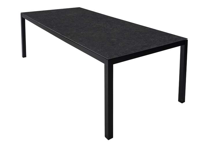 Table Carles aspect pierre bleue 220x100cm