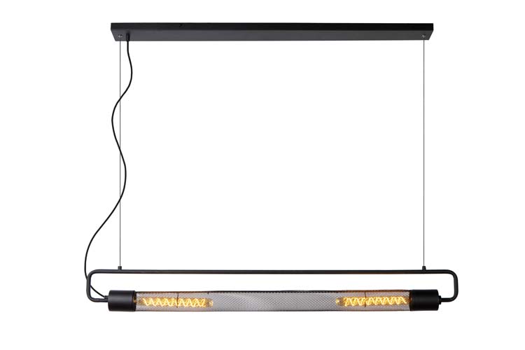 Lucide CALIXT - Hanglamp - 2xE27 - Zwart