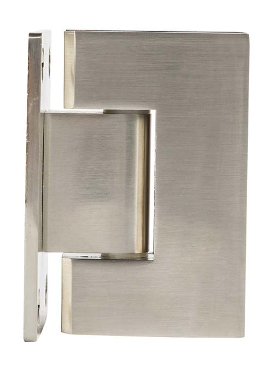 Porte en verre simple 8mm sky grey+charnières inox-sur mesure