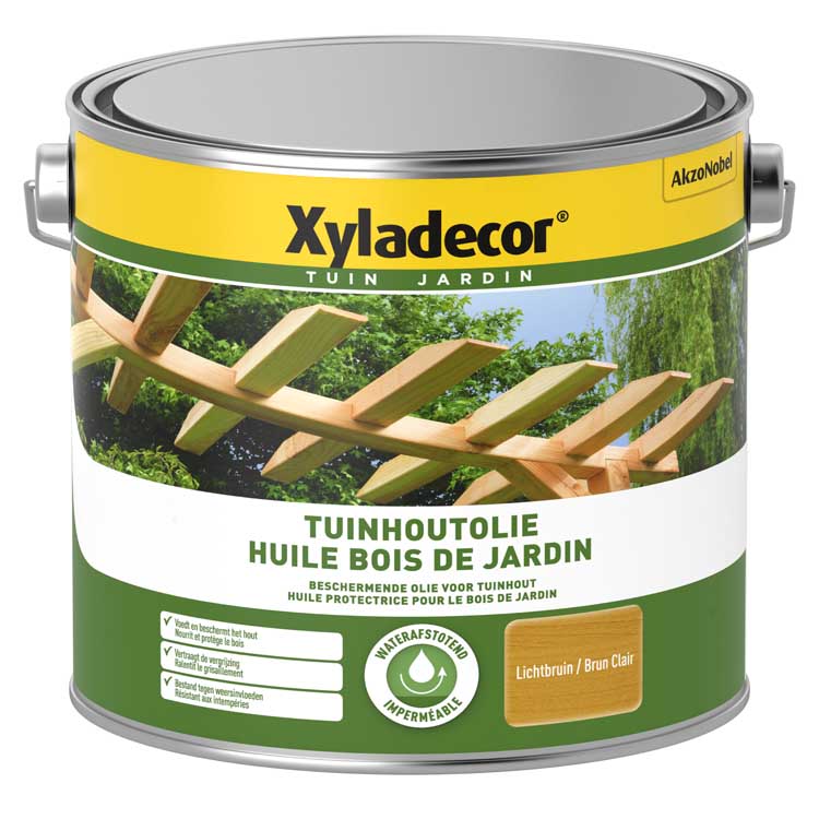 Xyladecor huile de jardin en bois brun clair 2,5L