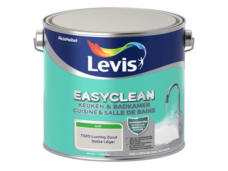 Levis Easyclean cuisine & salle de bain sable aéré 2.5L