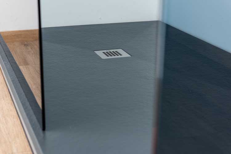 Paroi de douche Anais verre gris 1170 x 2000 mm
