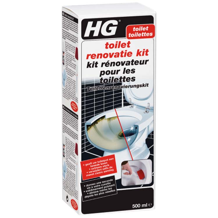 HG toilet renovatie reiniger kit