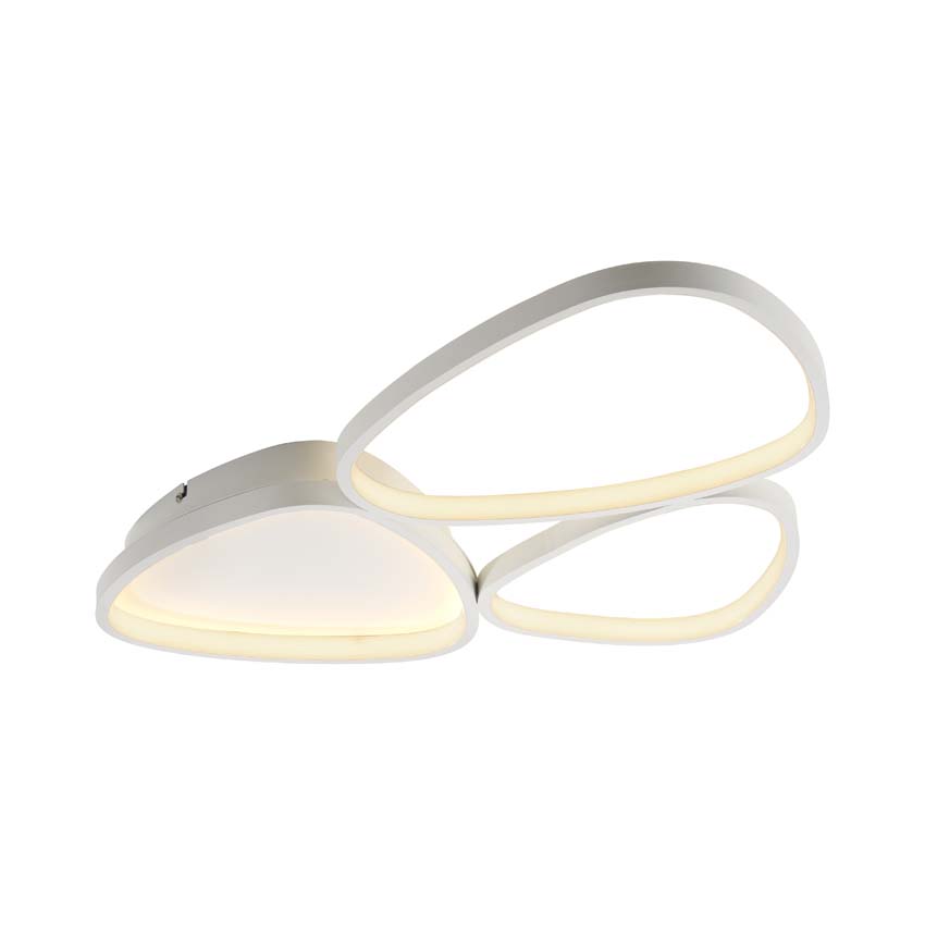 Plaffonier - dimmable - 28W - lampe incl - blanc - 2200 lumen - 3000K