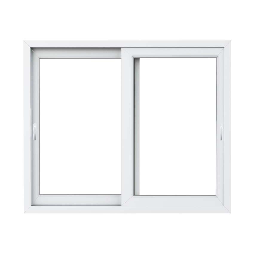 Fenêtre coulissant double PVC anthr/blanc L2250 x H2100mm