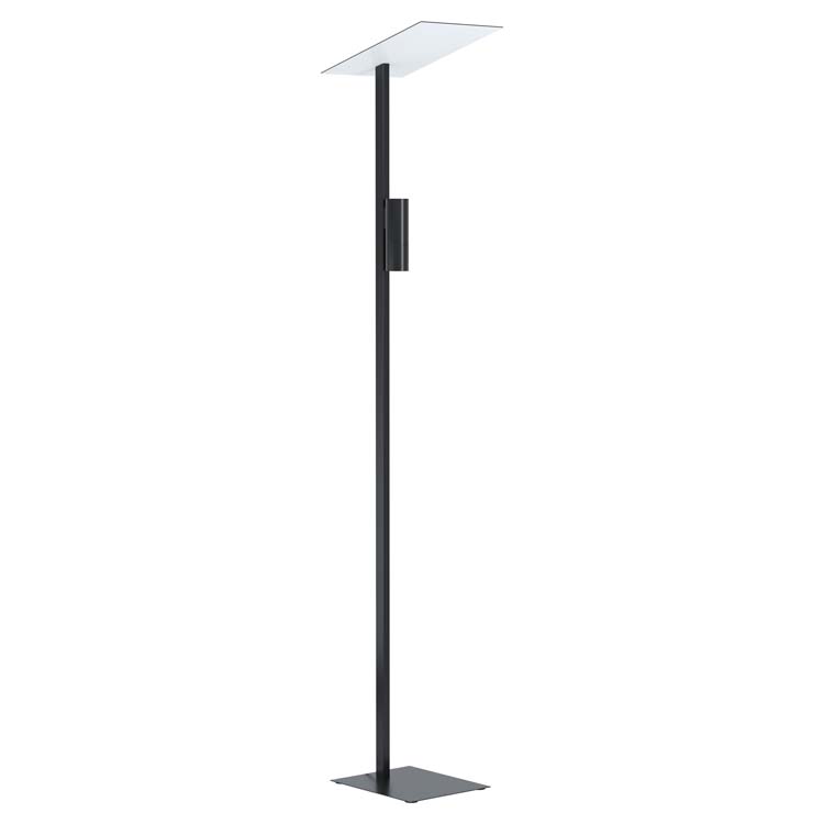 Lampadaire LED noir/blanc GU10 2x5W